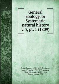 General zoology, or Systematic natural history. v. 7, pt. 1 (1809)