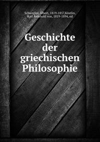 Geschichte der griechischen Philosophie