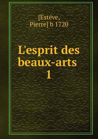 L'esprit des beaux-arts