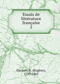 Essais de littrature franaise. 2