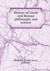 History of Greek and Roman philosophy and science