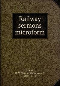 Railway sermons microform