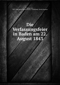 Die Verfassungsfeier in Baden am 22. August 1843