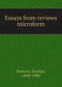 Essays from reviews microform