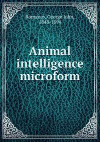 Animal intelligence microform