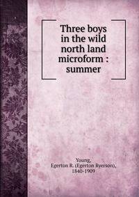 Three boys in the wild north land microform : summer