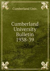 Cumberland University Bulletin. 1938-39