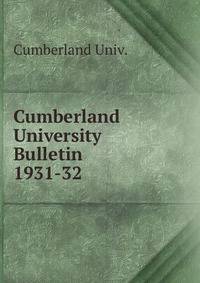 Cumberland University Bulletin. 1931-32
