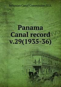 Panama Canal record. v.29(1935-36)