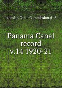 Panama Canal record. v.14 1920-21