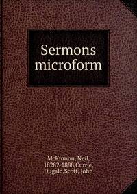 Sermons microform