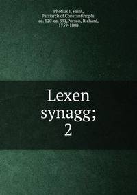 Lexen synagg;. 2