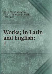 Works; in Latin and English:. 1