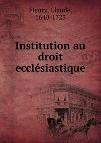 Institution au droit ecclesiastique