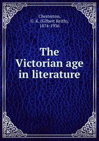 The Victorian age in literature