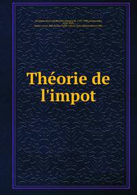 Th?orie de l'impot