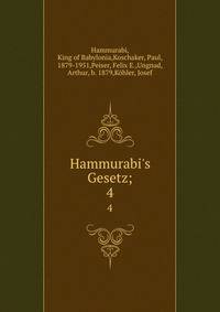 Hammurabi's Gesetz;