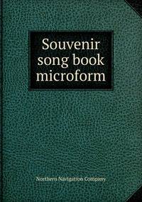 Souvenir song book microform