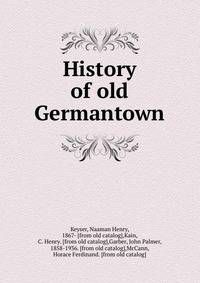 History of old Germantown