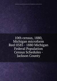 10th census, 1880, Michigan microform. Reel 0585 - 1880 Michigan Federal Population Census Schedules - Jackson County