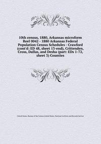 10th census, 1880, Arkansas microform. Reel 0042 - 1880 Arkansas Federal Population Census Schedules - Crawford (cont`d: ED 48, sheet 13-end), Crittenden, Cross, Dallas, and Desha (part: EDs 1-72, sheet 3) Counties