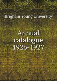 Annual catalogue. 1926-1927