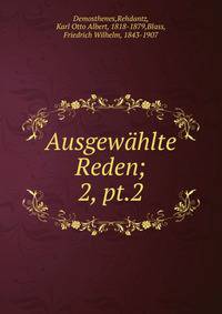 Ausgewhlte Reden;. 2, pt.2