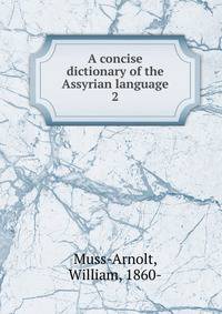 A concise dictionary of the Assyrian language. 2