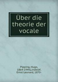 ?ber die theorie der vocale