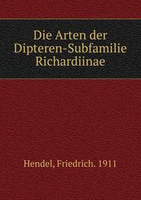 Die Arten der Dipteren-Subfamilie Richardiinae