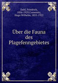 Uber die Fauna des Plagefenngebietes