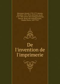 De l'invention de l'imprimerie