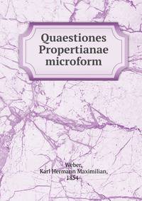 Quaestiones Propertianae microform