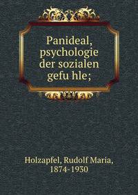 Panideal, psychologie der sozialen gefu?hle;