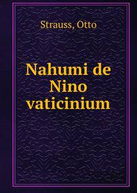 Nahumi de Nino vaticinium