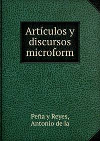 Art?culos y discursos microform