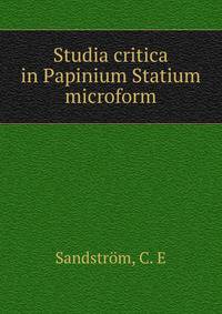 Studia critica in Papinium Statium microform