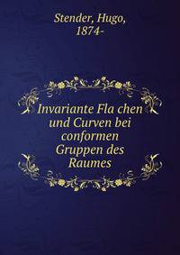 Invariante Fla?chen und Curven bei conformen Gruppen des Raumes