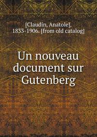 Un nouveau document sur Gutenberg