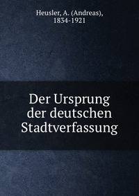 Der Ursprung der deutschen Stadtverfassung