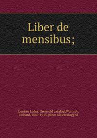 Liber de mensibus;