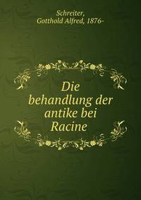 Die behandlung der antike bei Racine