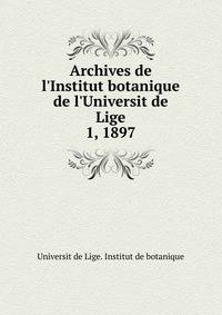 Archives de l'Institut botanique de l'Universit de Lige
