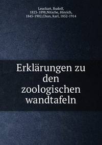 Erklarungen zu den zoologischen wandtafeln