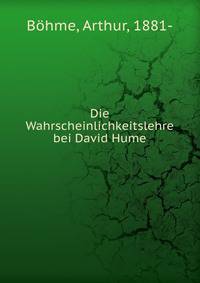 Die Wahrscheinlichkeitslehre bei David Hume