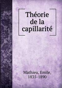 The?orie de la capillarite?