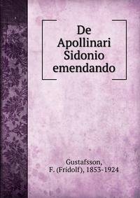 De Apollinari Sidonio emendando