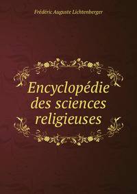 Encyclopedie des sciences religieuses