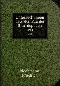 Untersuchungen ber den Bau der Brachiopoden. text