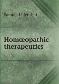 Homoeopathic therapeutics
